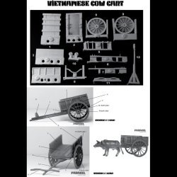 画像3: Paracel Miniatures[AC3510]1/35 ベトナムの牛車セット #2
