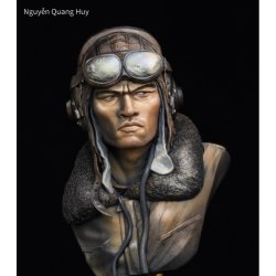 画像2: Paracel Miniatures[BU1001]1/10バスト 現用 ベトナム MiG-17戦闘機パイロット：北の空の守護者「エース7」