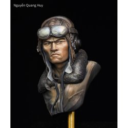 画像3: Paracel Miniatures[BU1001]1/10バスト 現用 ベトナム MiG-17戦闘機パイロット：北の空の守護者「エース7」