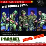 Paracel Miniatures[BVN3508]1/35 ベトナム戦争  米陸軍M113搭乗兵 ツーリストセットA 出撃