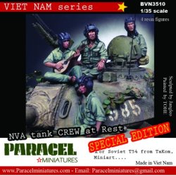 画像1: Paracel Miniatures[BVN3510]1/35 ベトナム戦争  NVA(北ベトナム正規軍)戦車兵休息セット