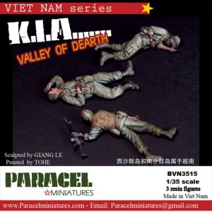 画像1: Paracel Miniatures[BVN3515]1/35 現用 アメリカ 「デス・バレー」負傷兵セット(3体入) (1)