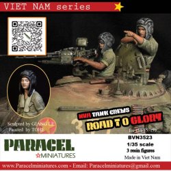 画像1: Paracel Miniatures[BVN3523]1/35 現用 北ベトナム陸軍(NVA) 栄光への道 戦車兵セット(3体入)