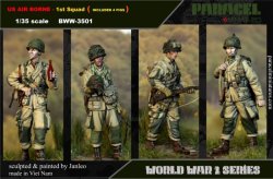 画像1: Paracel Miniatures[BWW3501]1/35 WWII米 空挺兵 第1分隊(4体セット)