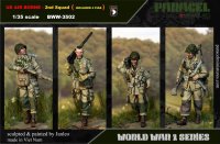 Paracel Miniatures[BWW3502]1/35 WWII米 空挺兵 第2分隊(4体セット)