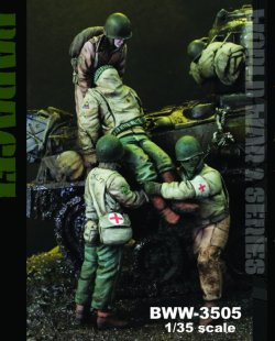画像1: Paracel Miniatures[BWW3505]1/35 WWII米 さらばヒーロー(4体セット)