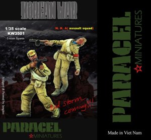 画像1: Paracel Miniatures[KW3501]1/35 北朝鮮軍 兵士 襲撃部隊 #1(2体セット) (1)