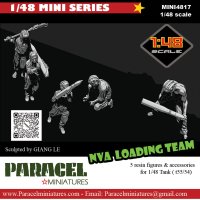 Paracel Miniatures[MINI4817]1/48 現用 北ベトナム軍(NVA)戦車兵 弾薬補給セット(5体入)