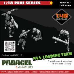 画像1: Paracel Miniatures[MINI4817]1/48 現用 北ベトナム軍(NVA)戦車兵 弾薬補給セット(5体入)