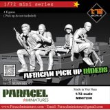 Paracel Miniatures[MINI7230]1/72 現用 アフリカ ピックアップトラック荷台の乗員セット(4体入)