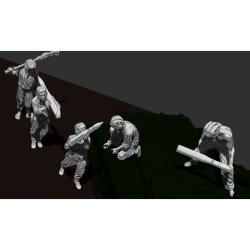 画像2: Paracel Miniatures[MINI7238]1/72 現用 北ベトナム軍(NVA)戦車兵 弾薬補給セット(5体入)