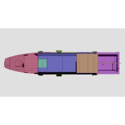 画像3: Paracel Miniatures[MINI7240]1/72 現用 ベトナム メコン川のロングボート 限定版