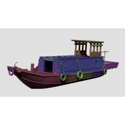 画像4: Paracel Miniatures[MINI7240]1/72 現用 ベトナム メコン川のロングボート 限定版