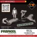 画像1: Paracel Miniatures[Mini7241]1/72 WWI ドイツ 獣医チームセット w/ウマ(3体+2頭入) (1)