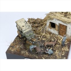 画像3: Paracel Miniatures[Mini7241]1/72 WWI ドイツ 獣医チームセット w/ウマ(3体+2頭入)