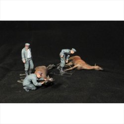 画像7: Paracel Miniatures[Mini7241]1/72 WWI ドイツ 獣医チームセット w/ウマ(3体+2頭入)