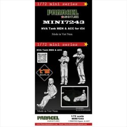 画像1: Paracel Miniatures[Mini7243]1/72 現用 北ベトナム陸軍(NVA) 戦車兵セット w/アクセサリー(3体入)