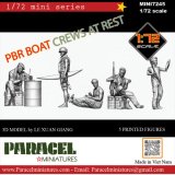 Paracel Miniatures[MINI7245]1/72 現用 アメリカ 哨戒艇乗員休息セット(5体入)