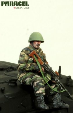 画像5: Paracel Miniatures[MW3508]1/35 シリア政府軍/自由シリア軍 AFV跨乗兵 #2 (PKM射手)