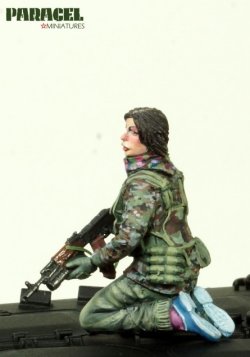 画像3: Paracel Miniatures[MW3516]1/35 シリア政府軍/自由シリア軍 AFV跨乗兵 #10 (女性兵士)