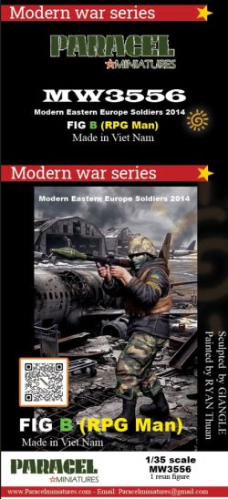 画像1: Paracel Miniatures[MW3556]1/35 現用 現代の東欧兵士 2014年＃B RPG射手