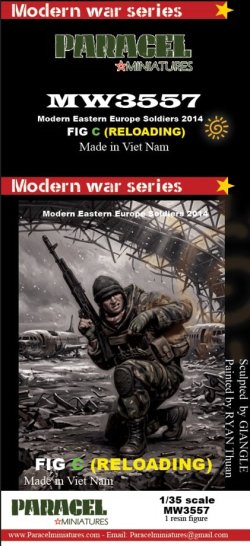 画像1: Paracel Miniatures[MW3557]1/35 現用 現代の東欧兵士 2014年＃C 再装填中