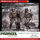 Paracel Miniatures[MW3560]1/35 現用 現代の東欧兵士 2014年 フィギュアセット 戦火の中の絆(3体入)