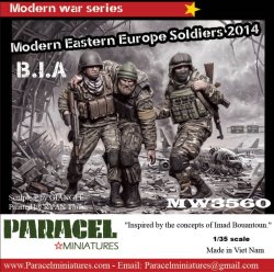 画像1: Paracel Miniatures[MW3560]1/35 現用 現代の東欧兵士 2014年 フィギュアセット 戦火の中の絆(3体入)