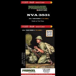 画像1: Paracel Miniatures[NVA3531]1/35 現用 北ベトナム陸軍(NVA) 戦車跨乗兵＃3 SKSカービン銃手「チュ・ロン」