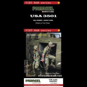 画像1: Paracel Miniatures[USA3501]1/35 現用 アメリカ ヘリボーン部隊兵士＃1 右側ドア(2体入) (1)