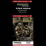 Paracel Miniatures[USA3504]1/35 現用 アメリカ ヘリボーン部隊兵士＃4 ヒューイ機関銃手(2体入)