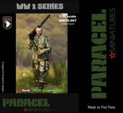 画像1: Paracel Miniatures[WW3507]1/35 WWII米 空挺兵 #5 ホーク(.30口径機銃手)