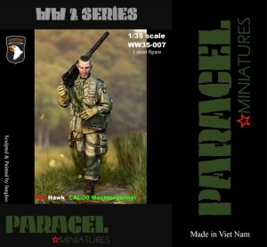 画像1: Paracel Miniatures[WW3507]1/35 WWII米 空挺兵 #5 ホーク(.30口径機銃手) (1)