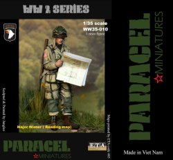 画像1: Paracel Miniatures[WW3510]1/35 WWII米 空挺兵 #8 ウィンター曹長(地図を読む)