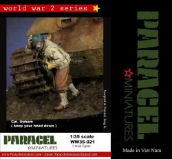 画像1: Paracel Miniatures[WW35-021]1/35 WWII米「頭を下げろ！」移動しながら注意するアプハム兵長