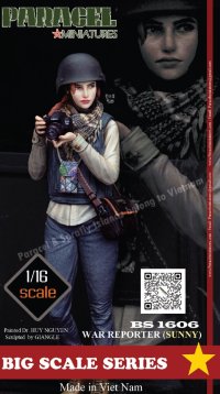 Paracel Miniatures[BS1606]1/16 現用 女性従軍記者 サニー