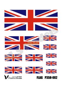 画像1: Passion Models[P35H-002]1/35 イギリス国旗(プラシート印刷) (1)