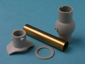 画像1: Passion Models[P35-010]Strumtiger Barrel(resin)w/Brass inner tube (1)