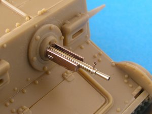 画像1: Passion Models[P35-018]チェコCB37MG金属砲身セット（砲身ｘ2、揺架ｘ2、直接照準器ｘ3）【絶版】 (1)