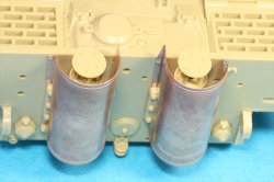画像6: Passion Models[P35-109]1/35 ティーガーI型排気管カバー中期型/後期型(タミヤMM35146/35194/35202/35177用)