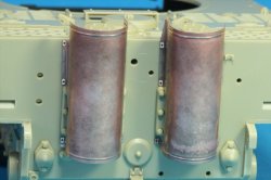 画像5: Passion Models[P35-109]1/35 ティーガーI型排気管カバー中期型/後期型(タミヤMM35146/35194/35202/35177用)