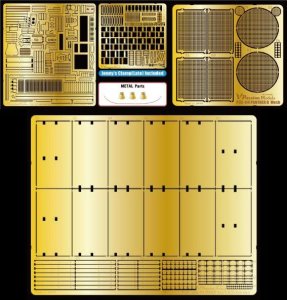 画像1: Passion Models[P35-115V]1/35 パンサーD型 エッチングバリューセット(タミヤMM35345用)【絶版】 (1)
