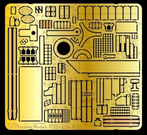 画像1: Passion Models[P35-156] 1/35 フランス軽戦車R35用エッチングセット[対応キット：タミヤMM35373] (1)