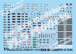 画像1: Passion Models[P35D-011] 1/35 ドイツ国防軍・親衛隊戦車兵デカールセット