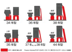 画像6: Passion Models[P35T-004R] 1/35 ドイツ軍ガスマスクケースセット改良型