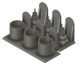 Passion Models[P35T-007]1/35  ティーガー&パンター用３Dスターアンテナ基部セット
