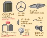 Passion Models[P35T-012＋]1/35 ロシア フィールドカー GAZ67 3Dパーツセット [DEF.MODELタイヤ付き]