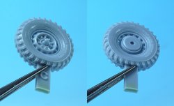 画像12: Passion Models[P35T-012＋]1/35 ロシア フィールドカー GAZ67 3Dパーツセット [DEF.MODELタイヤ付き]