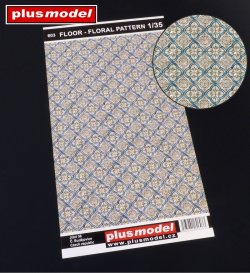 画像1: PlusModel[PM603]1/35 Floor floral pattern