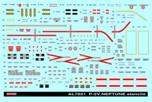 画像1: PlusModel[AL7021]1/72 P-2Vネプチューン ステンシルデカールセット (1)